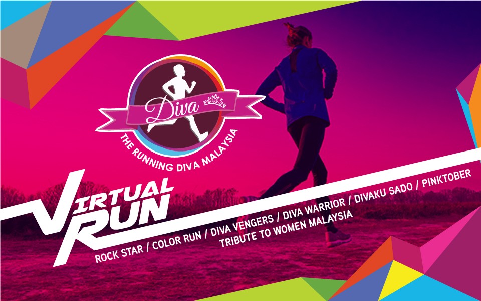 The Running Diva Malaysia Virtual Run Series virtual participants