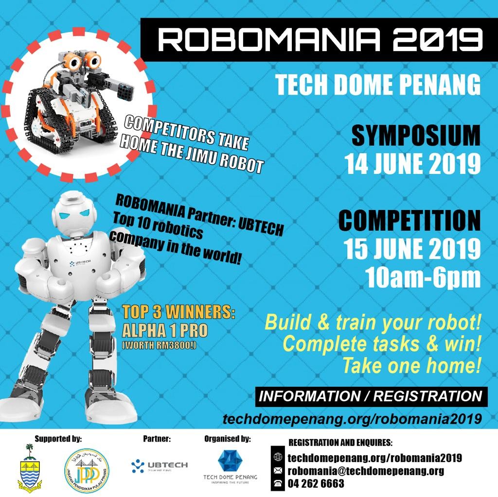 Robomania 2019 banner